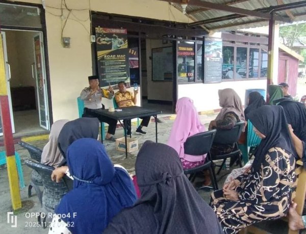 Kapolsek Pujananting Mediasi Sengketa Sumber Air Desa Pattappa