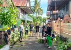 Gotong Royong Rabu Bersih, Pemdes Lalabata dan KKN UIM Turun Aksi