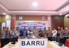 Rakor Lintas Sektoral, Kapolres Barru Pastikan Kesiapan Layani Masyarakat di Operasi Lilin 2025